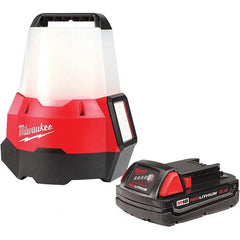 Milwaukee Tool - Cordless Work Lights Voltage: 18 Run Time: Up to 16 Hrs. - Top Tool & Supply