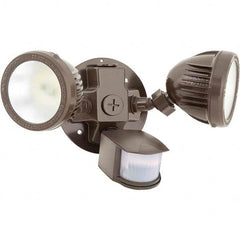 Hubbell Lighting - Motion Sensing Light Fixtures Detection Angle: 180 Number of Heads: 2 - Top Tool & Supply