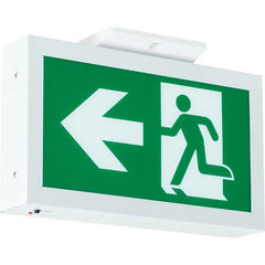 Hubbell Lighting - Illuminated Exit Signs Number of Faces: 1 Letter Color: Green - Top Tool & Supply