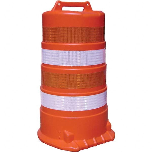 VizCon - Traffic Barrels, Delineators & Posts Type: Channelizer Drum Material: Plastic - Top Tool & Supply