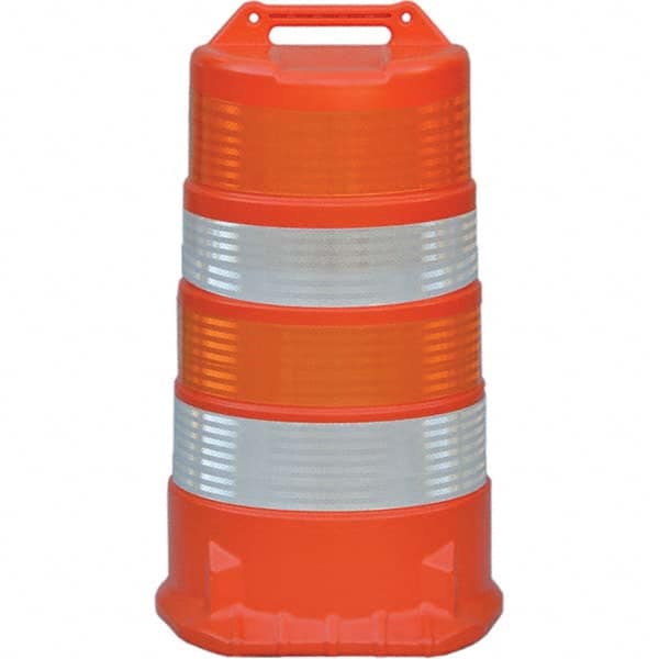 VizCon - Traffic Barrels, Delineators & Posts Type: Channelizer Drum Material: Plastic - Top Tool & Supply