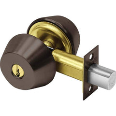 Sargent - Deadbolts Type: Single Cylinder Door Thickness Range: 1-3/8 - 1-3/4 - Top Tool & Supply