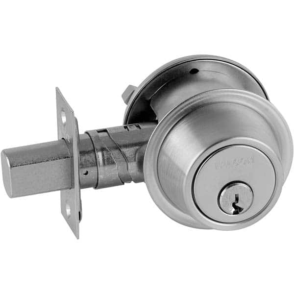 Falcon - Deadbolts Type: Single Cylinder Door Thickness Range: 1-5/8-2 - Top Tool & Supply