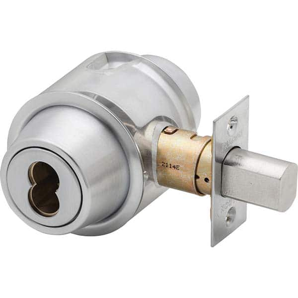 Falcon - Deadbolts Type: Interior Rose Door Thickness Range: 1-5/8-2 - Top Tool & Supply