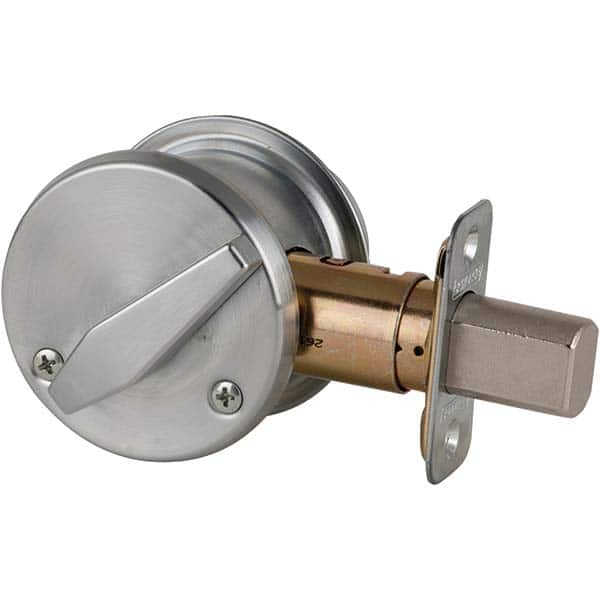 Schlage - Deadbolts Type: Single Cylinder Door Thickness Range: 1-5/8-2 - Top Tool & Supply