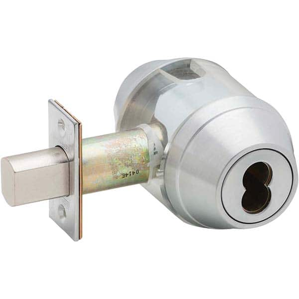 Schlage - Deadbolts Type: Double Cylinder Door Thickness Range: 1-5/8-2 - Top Tool & Supply