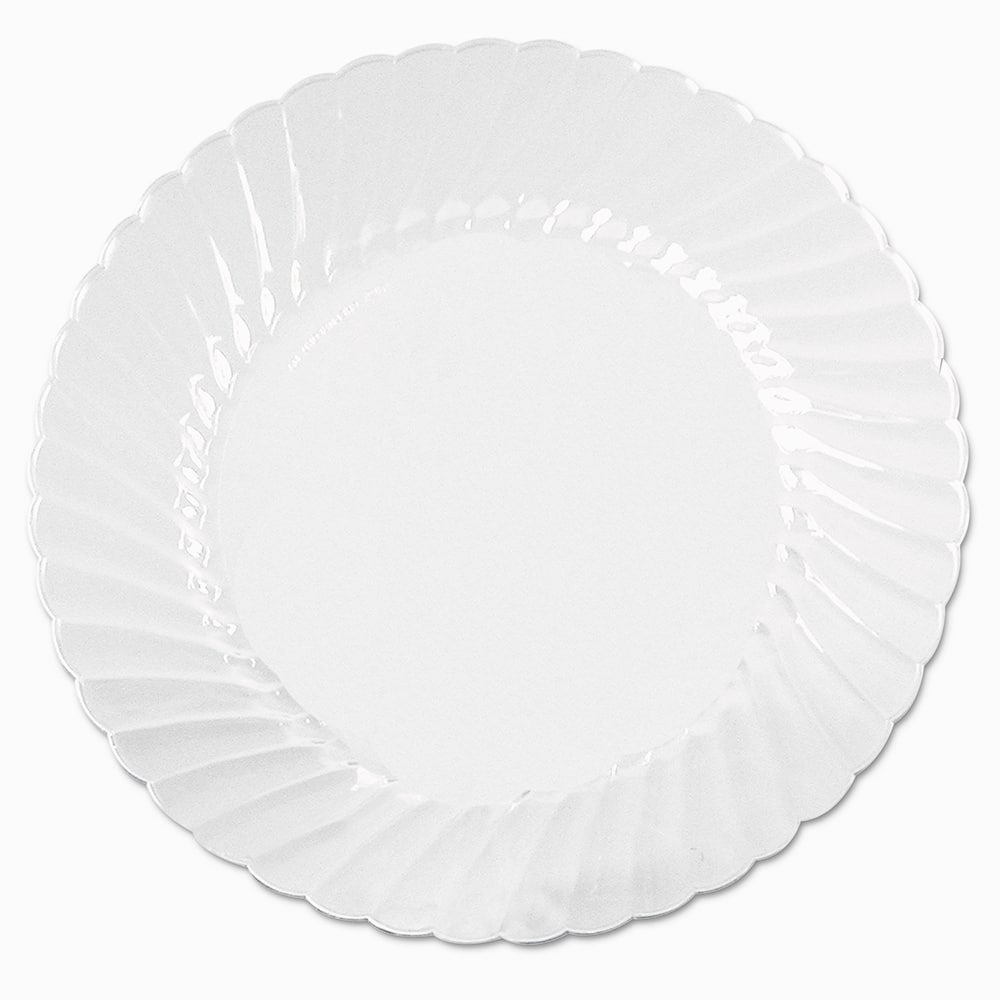 WNA - Paper & Plastic Cups, Plates, Bowls & Utensils; Breakroom Accessory Type: Plates ; Breakroom Accessory Description: Dinnerware-Plate; Plastic ; Color: Clear - Exact Industrial Supply