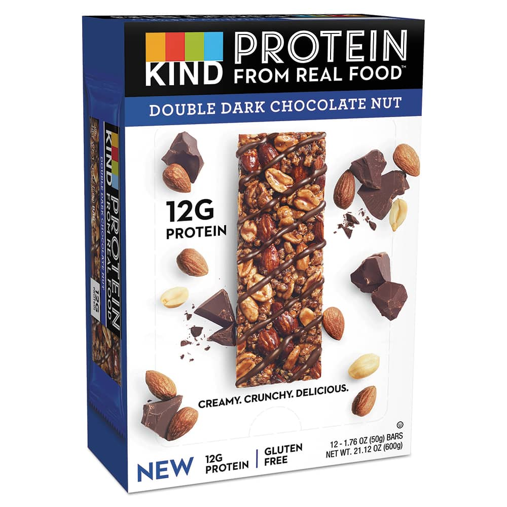 KIND - Snacks, Cookies, Candy & Gum; Breakroom Accessory Type: Protein Bar ; Breakroom Accessory Description: Food-Protein Bar - Exact Industrial Supply