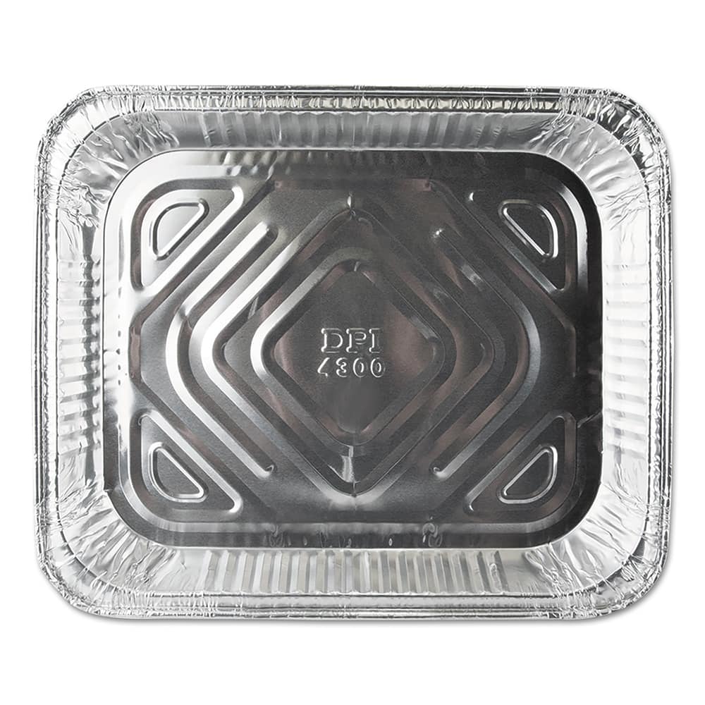 Durable Packaging - Food Containers; Type: Alumium Half Size Pan ; Shape: Rectangular ; Volume Range: 3 Gal. - Exact Industrial Supply