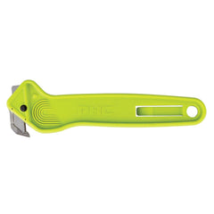 PHC - Utility Knives, Snap Blades & Box Cutters; Type: Safety Cutter ; Blade Type: Recessed/Concealed Fixed Blade ; Number of Blades Included: 1 ; Handle Material: Plastic ; Color: HV Green ; Handle Length: 6.25 (Inch) - Exact Industrial Supply