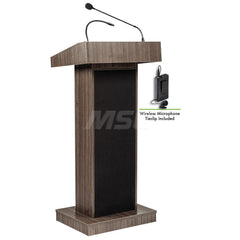 Lecterns; Overall Height: 46; Width (Inch): 22; Depth (Inch): 17; Material: High Pressure Thermal-Fused Laminate On A MDF Core; Length (Decimal Inch): 17; Type: Full Floor; Type: Full Floor; Type: Full Floor; Material: High Pressure Thermal-Fused Laminate