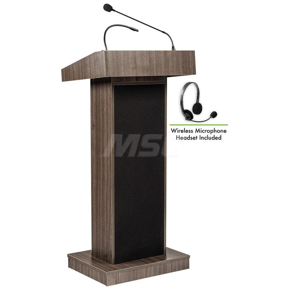 Lecterns; Overall Height: 46; Width (Inch): 22; Depth (Inch): 17; Material: High Pressure Thermal-Fused Laminate On A MDF Core; Length (Decimal Inch): 17; Type: Full Floor; Type: Full Floor; Type: Full Floor; Material: High Pressure Thermal-Fused Laminate