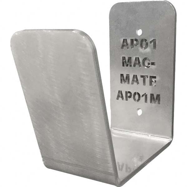 Mag-Mate - 5" Long x 2-1/2" Wide, 302 Stainless Steel Door Pull - Top Tool & Supply