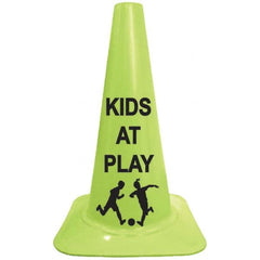 PRO-SAFE - Traffic Cones Type: Sport Cone Color: Lime - Top Tool & Supply