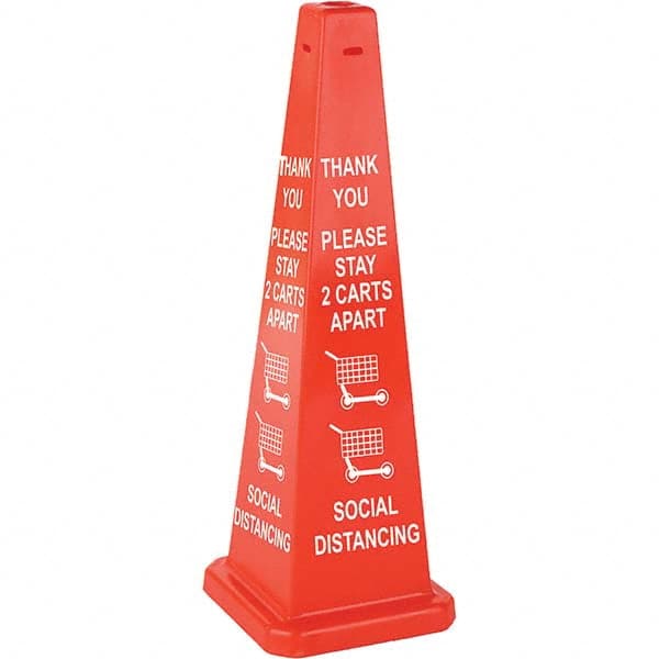 PRO-SAFE - Traffic Cones Type: Cone Color: Orange - Top Tool & Supply