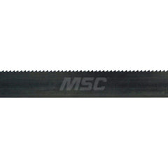 Welded Bandsaw Blade: 14' 9″ Long, 5/8″ Wide, 0.032″ Thick, 4 TPI Carbon Steel, Toothed Edge