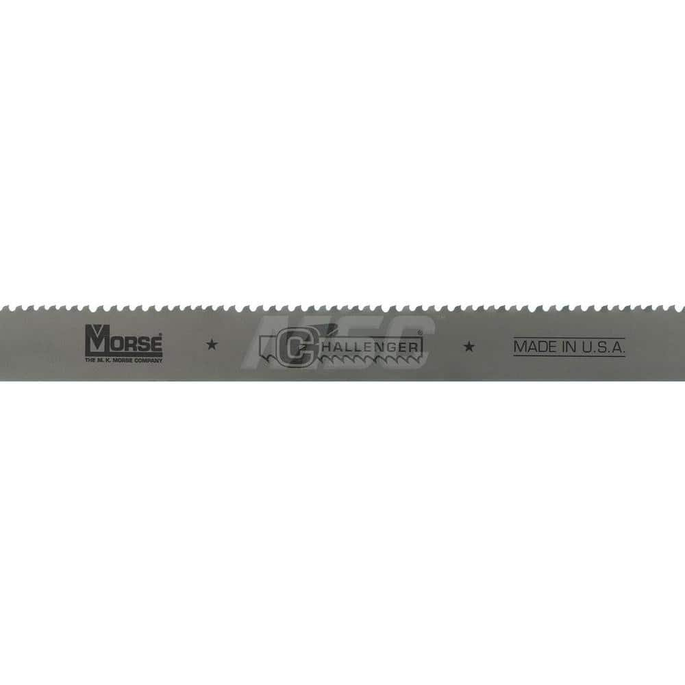 Welded Bandsaw Blade: 30' 6″ Long, 2″ Wide, 0.063″ Thick, 3 to 4 TPI Bi-Metal, Toothed Edge