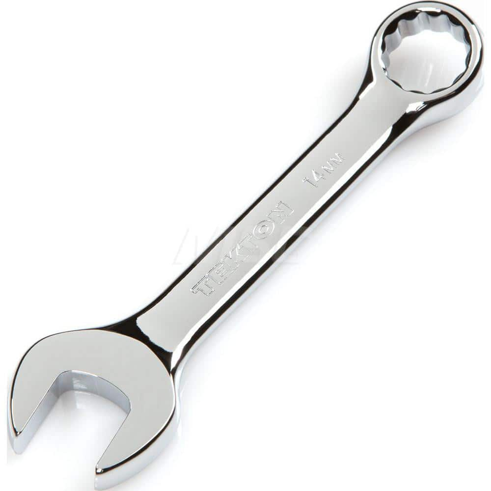 Combination Wrench: Chrome, Chrome-Plated