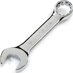 Combination Wrench: Chrome, Chrome-Plated