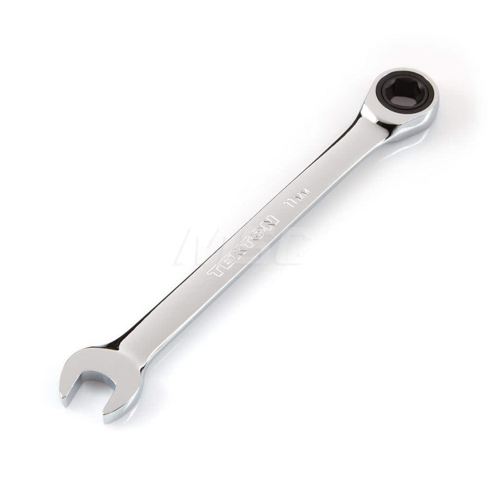 Combination Wrench: Chrome, Chrome-Plated