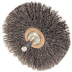 3″ Diameter - Crimped Steel Wire Confle x Brush - Top Tool & Supply