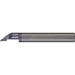 Profiling Tools; Minimum Bore Diameter (Decimal Inch): 0.1100; Maximum Bore Depth (Decimal Inch): 0.3000; Radius: 0.0050; Overall Length (Decimal Inch): 1-1/2; Shank Diameter (Inch): 1/8; Projection: Projection; Finish/Coating: AlTiN; Projection (Decimal