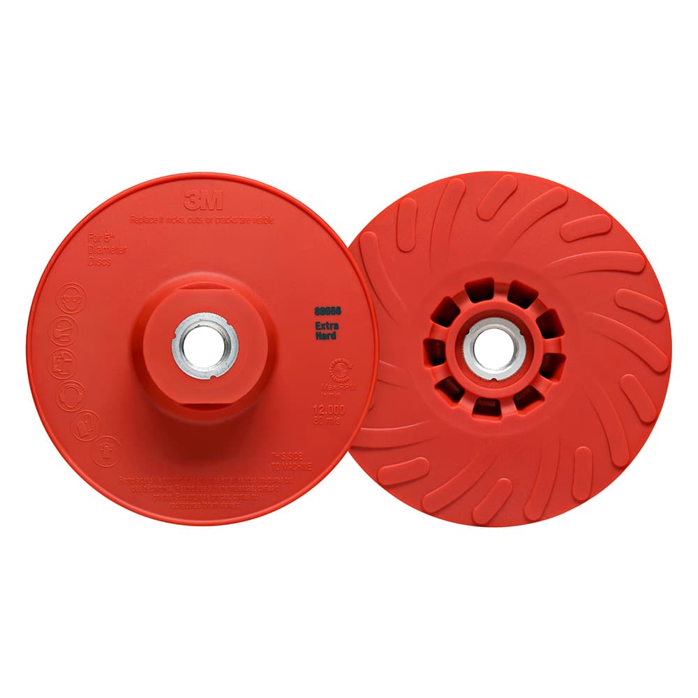 Disc Backing Pad: 5″ Dia, Disc Backing Pad 12,000 Max RPM