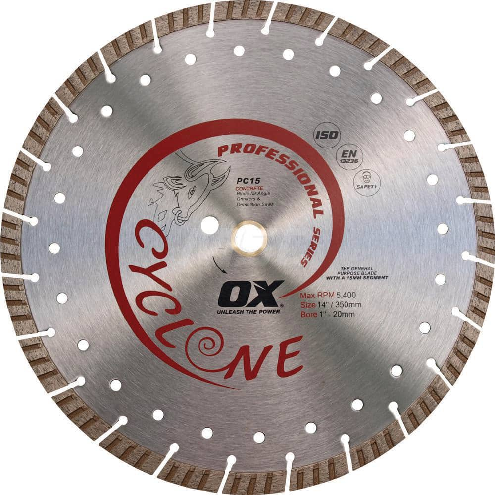 Wet & Dry Cut Saw Blade: 5″ Dia, 5/8 & 7/8″ Arbor Hole Use on Concrete & General Purpose, Standard Arbor