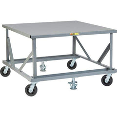 Little Giant - 3,600 Lb Capacity Steel Adjustable Pallet Stand - 30" High - Top Tool & Supply