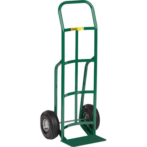 Little Giant - 800 Lb Capacity 47" OAH Hand Truck - Continuous Handle, Steel, Pneumatic Wheels - Top Tool & Supply