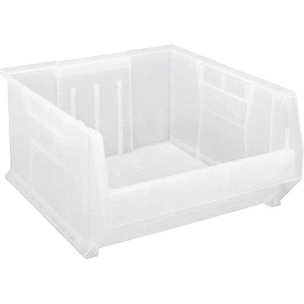 Quantum Storage - 225 Lb Load Capacity Clear Polypropylene Tote Container - Stacking, 12" Long x 22-1/2" Wide x 23.9" High - Top Tool & Supply