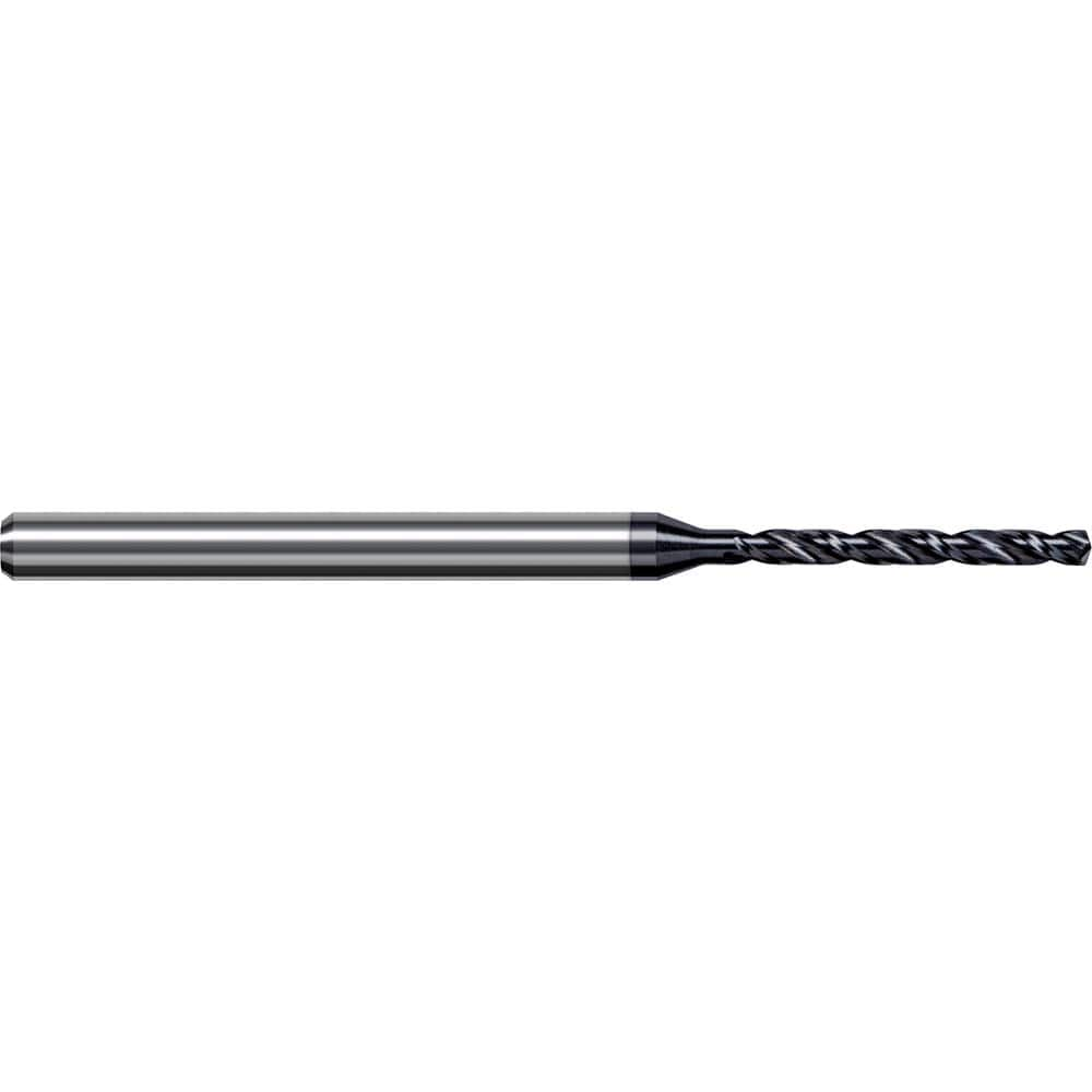 Jobber Length Drill Bit: 0.199″ Dia, 140 °, Solid Carbide AlTiN Nano Finish, Right Hand Cut, Spiral Flute, Straight-Cylindrical Shank