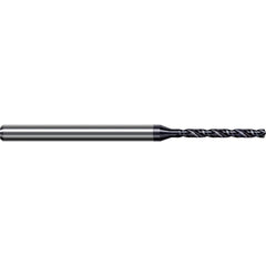 Jobber Length Drill Bit: 0.238″ Dia, 140 °, Solid Carbide AlTiN Nano Finish, Right Hand Cut, Spiral Flute, Straight-Cylindrical Shank