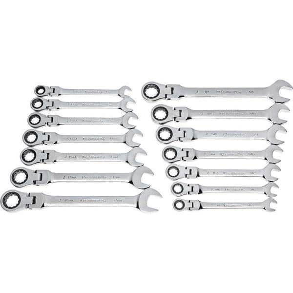 GearWrench - Wrench Sets Tool Type: Combination Wrench System of Measurement: Inch/Metric - Top Tool & Supply