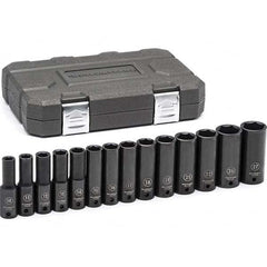 GEARWRENCH - Socket Sets Measurement Type: Metric Drive Size: 1/2 - Top Tool & Supply