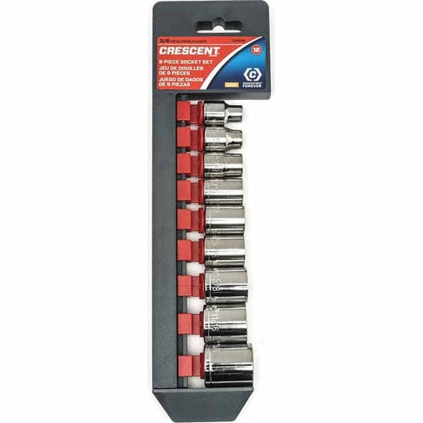 Crescent - Socket Sets Measurement Type: Inch Drive Size: 3/8 - Top Tool & Supply