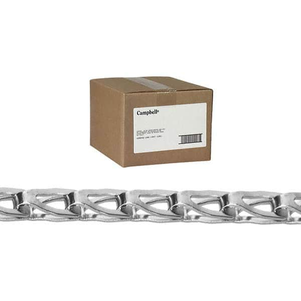 Campbell - Weldless Chain; Type: Sash Chain ; Load Capacity (Lb.): 106 ; Trade Size: #35 ; Chain Diameter (Decimal Inch): 0.0400 ; Finish/Coating: Zinc Plated ; PSC Code: 4010 - Exact Industrial Supply