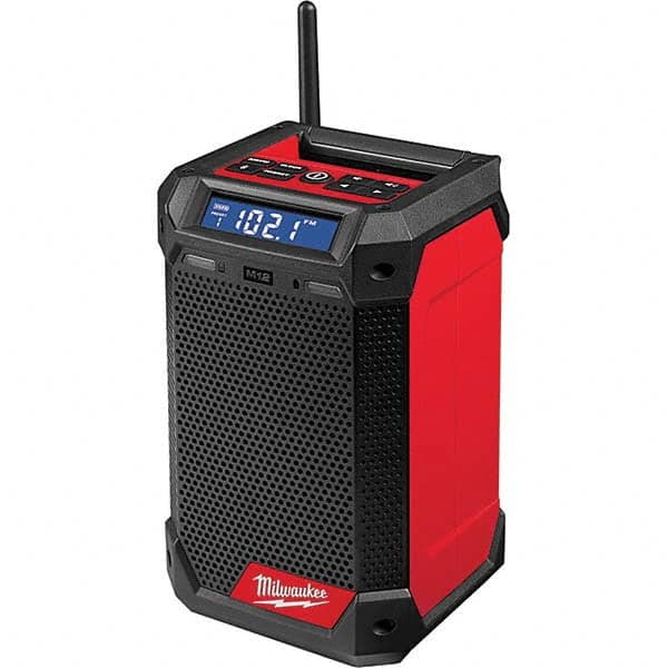 Milwaukee Tool - Job Site Radios Type: Worksite Radio & Charger Height (Decimal Inch): 9.2100 - Top Tool & Supply