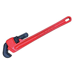 PRO-SOURCE - Pipe Wrenches; Type: Offset ; Maximum Pipe Capacity (Inch): 1.25 ; Overall Length (Inch): 16.8504 ; Material: Ductile Iron ; Additional Information: Offset ; Finish/Coating: Powder Coated - Exact Industrial Supply