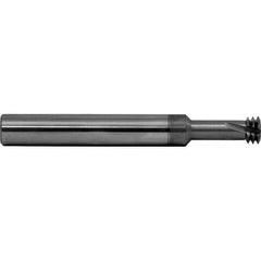 Cleveland - Straight Flute Thread Mills; Pitch (mm): 1 ; Thread Size (mm): M6 ; Minimum Nominal Diameter (mm): M6 ; Material: Solid Carbide ; Thread Type: Internal/External ; Shank Diameter (Decimal Inch): 0.25 - Exact Industrial Supply