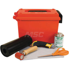 Collapsible/Portable Spill Containment Accessories; Accessory Type: Berm Repair Kit; Length (Feet): 10.00; Length (Inch): 10.00; Material: PVC; Width (Feet): 16; Height (Inch): 10; For Use With: Justrite Spill Berms; Overall Length: 10.00; Overall Height: