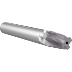 Helical Flute Thread Mill: #1, Internal & External, 4 Flute, Solid Carbide TiAlN Coated