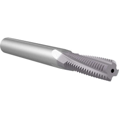 Helical Flute Thread Mill: 1/16-1/8, Internal, 3 Flute, Solid Carbide TiAlN Coated