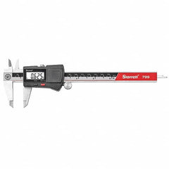 Starrett - 0 to 6" Range, 0.01mm Resolution, Electronic Caliper - Top Tool & Supply