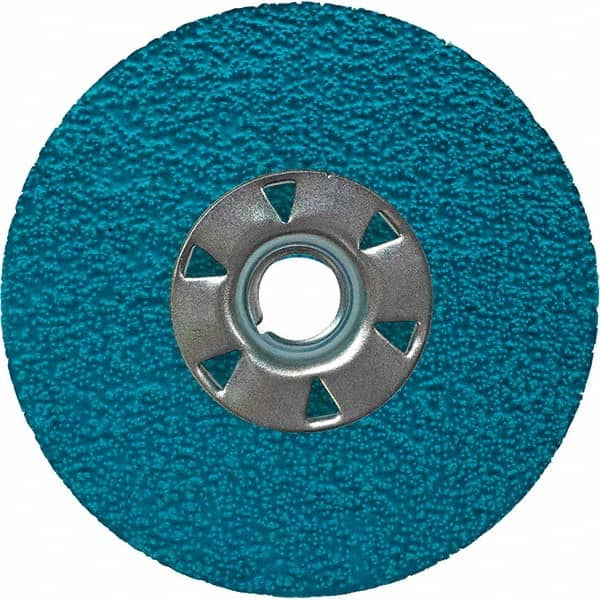 VSM - 5" Diam, 7/8" Hole, 36 Grit Ceramic Fiber Disc - Top Tool & Supply