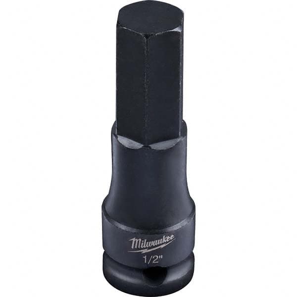 Milwaukee Tool - Impact Hex & Torx Bit Sockets Drive Size (Inch): 3/8 Hex Size (Inch): 1/2 - Top Tool & Supply