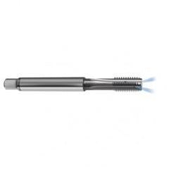 M10 x 1.0 Dia. - 6H - 4 FL - Carbide Semi-Bott Tap - Bright Finish-Coolant-Thru-FORM-C - Top Tool & Supply