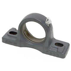 Shuster - P208G, 80mm ID, 7-1/4" OAL x 100mm OAH x 2-1/8" Wide, Pillow Block Housing - Exact Industrial Supply