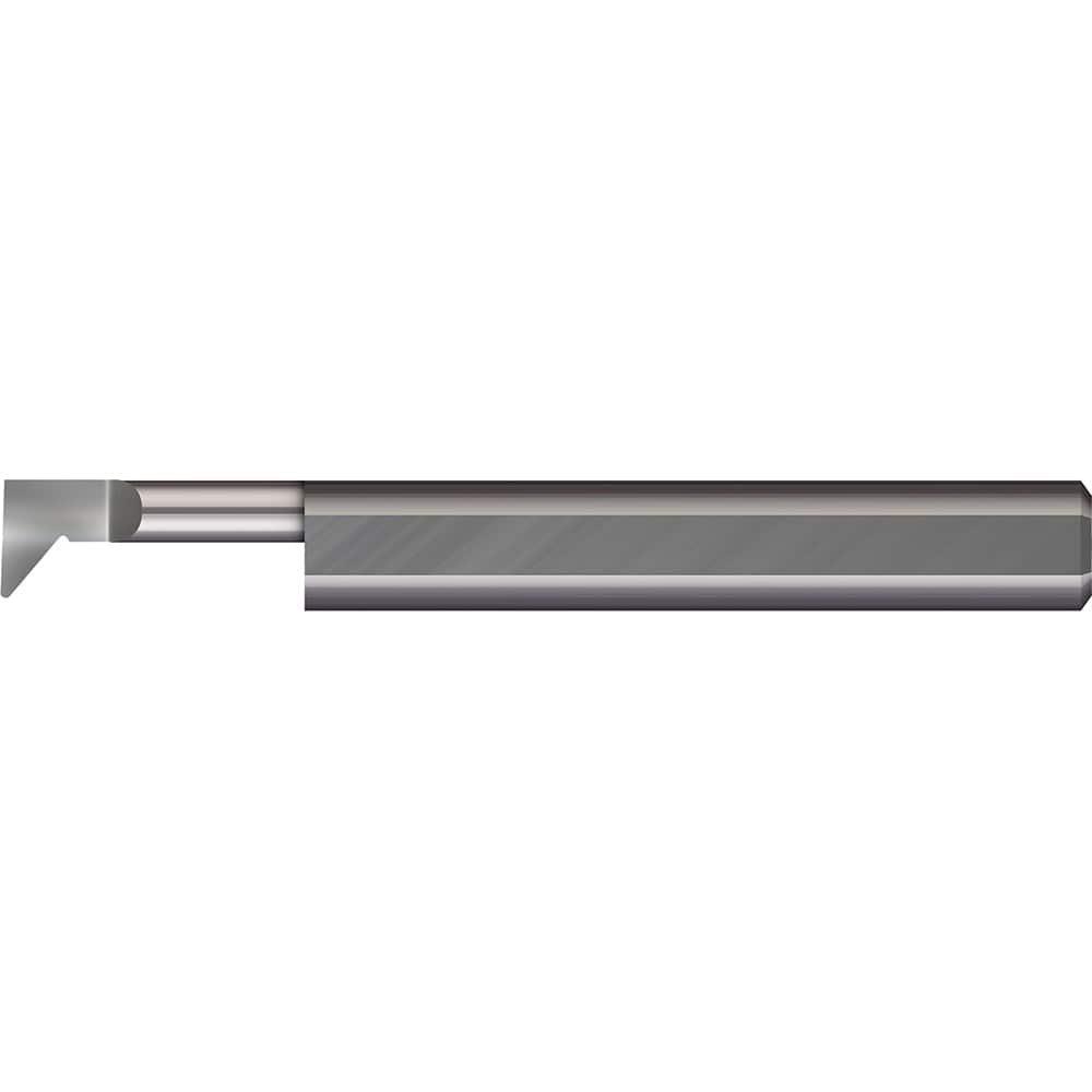 Profiling Tools; Minimum Bore Diameter (Decimal Inch): 7/32; Maximum Bore Depth (Decimal Inch): 3/4; Radius: 0.0080; Overall Length (Decimal Inch): 2-1/2; Shank Diameter (Inch): 1/4; Projection: Projection; Finish/Coating: Uncoated; Projection (Decimal In