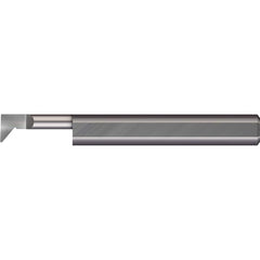 Profiling Tools; Minimum Bore Diameter (Decimal Inch): 0.1100; Maximum Bore Depth (Decimal Inch): 0.2000; Radius: 0.0050; Overall Length (Decimal Inch): 1-1/2; Shank Diameter (Inch): 1/8; Projection: Projection; Finish/Coating: Uncoated; Projection (Decim